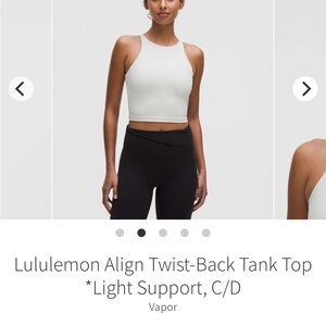 Lululemon Align Twist-Back Tank